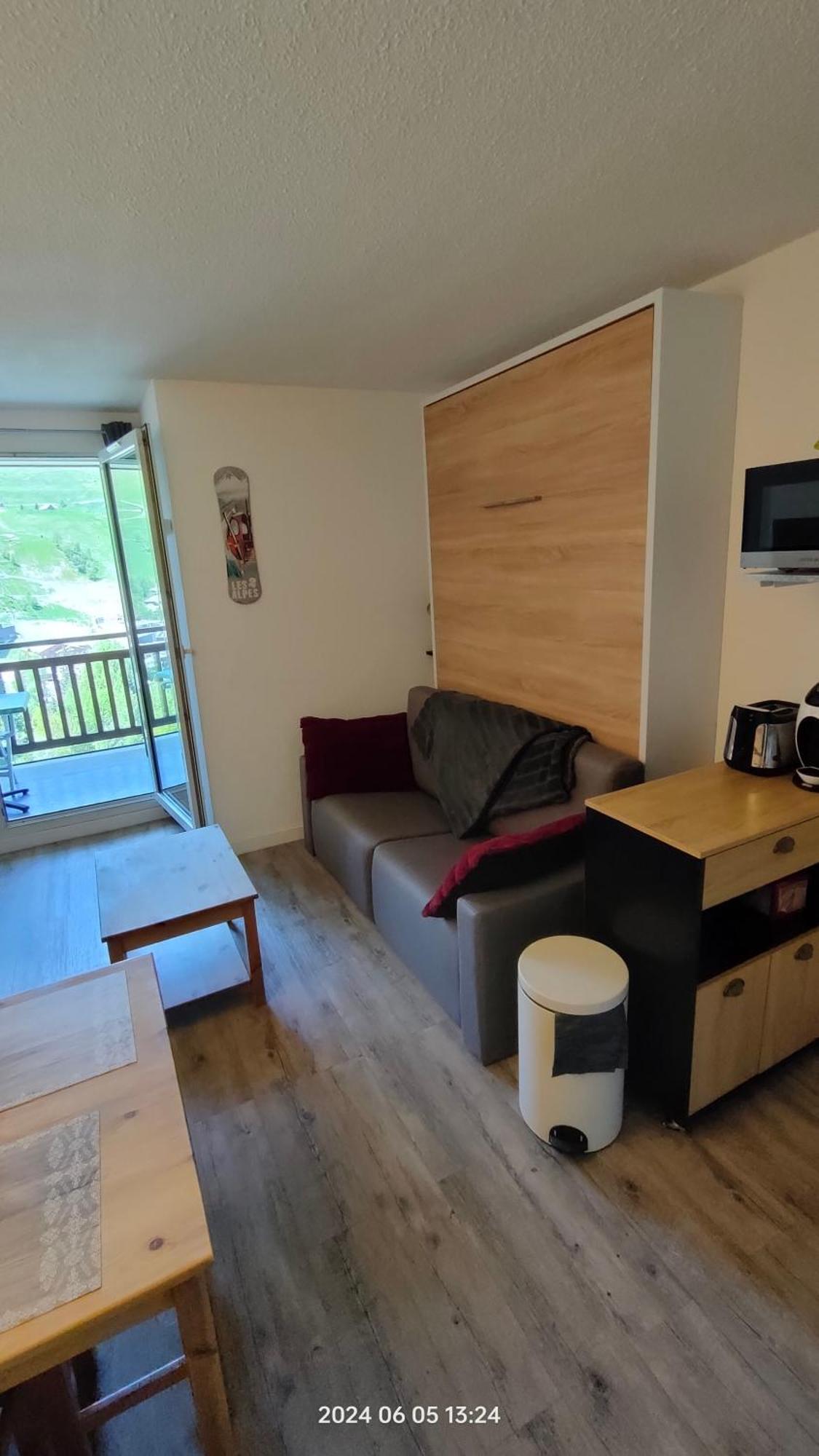 Studio Cabine 4 Pers Les2Alpes 21M² Les Deux Alpes Buitenkant foto