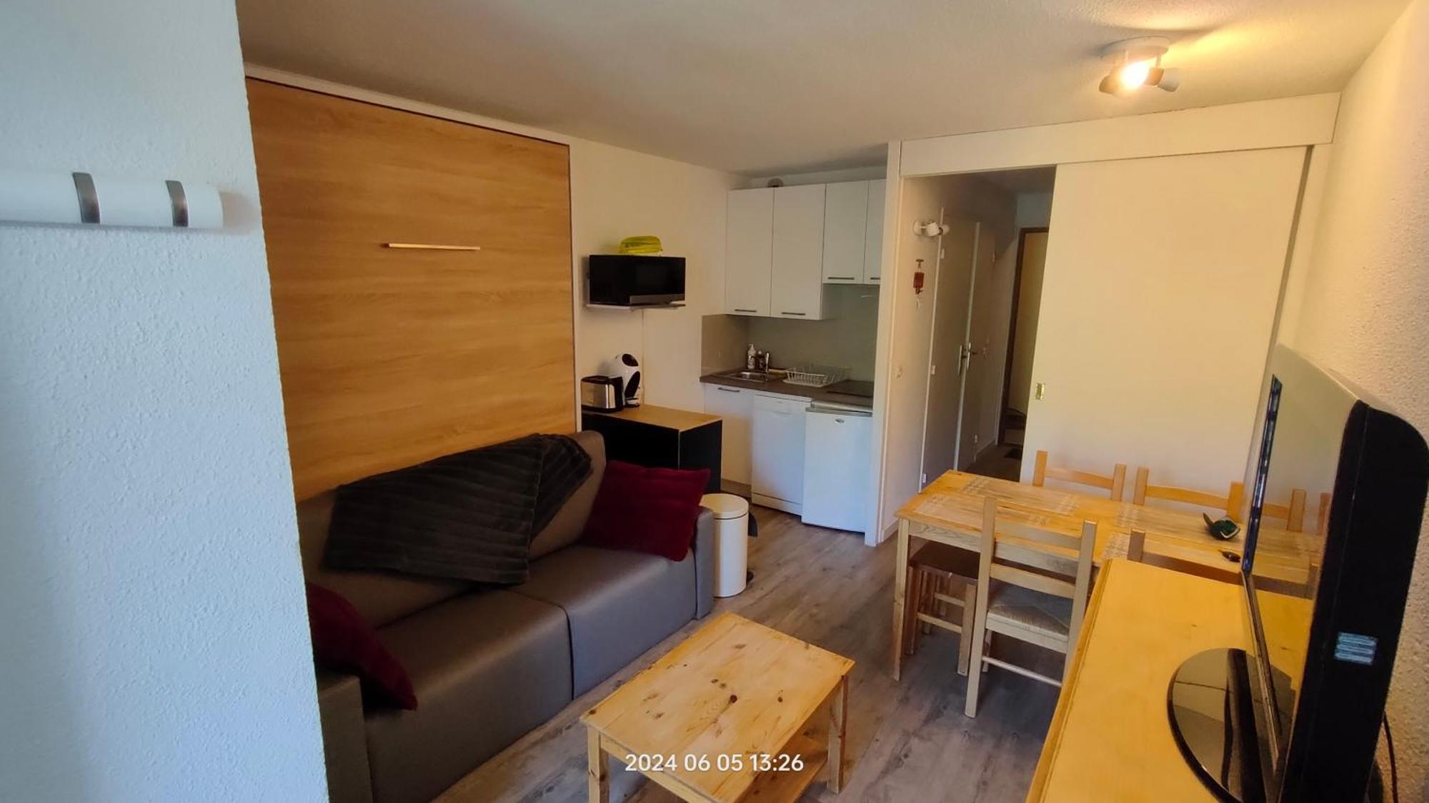 Studio Cabine 4 Pers Les2Alpes 21M² Les Deux Alpes Buitenkant foto
