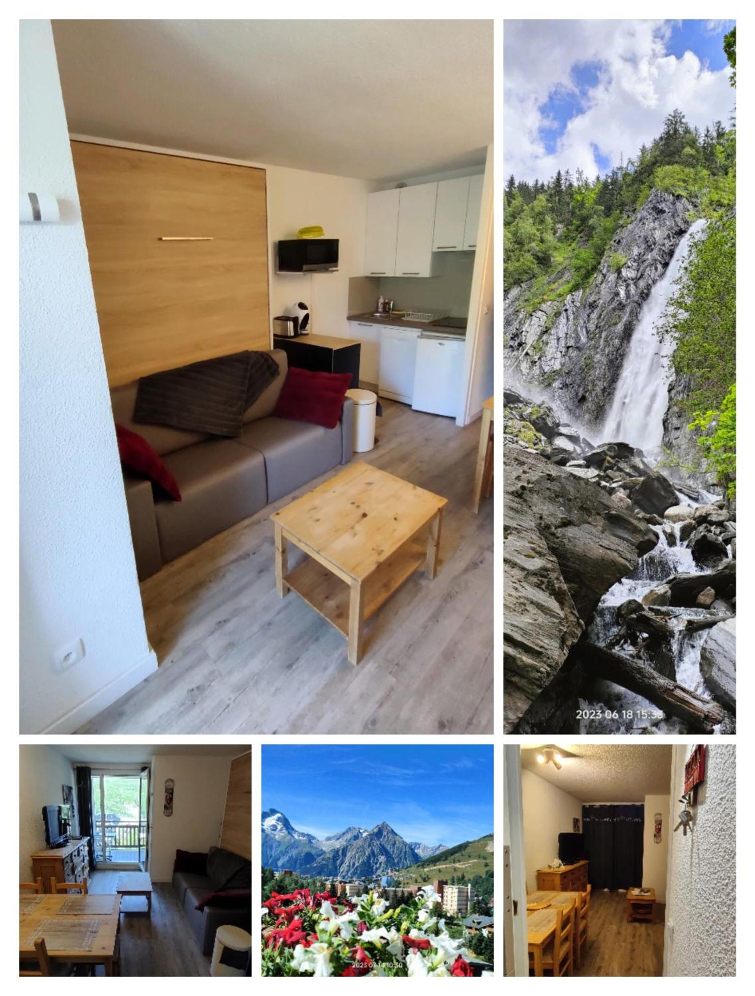 Studio Cabine 4 Pers Les2Alpes 21M² Les Deux Alpes Buitenkant foto